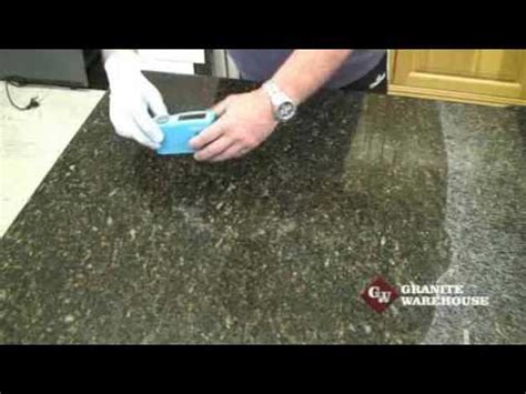 Professional Polishing Of Granite Benchtops Youtube