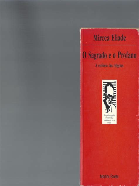 O Sagrado E O Profano Pdf - Mircea Eliade o Sagrado e o Profano | PDF