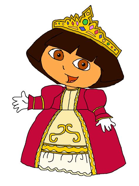 Dora The Explorer Fan Art Princess Dora Dora The Explorer Cartoon Drawings Dora Games