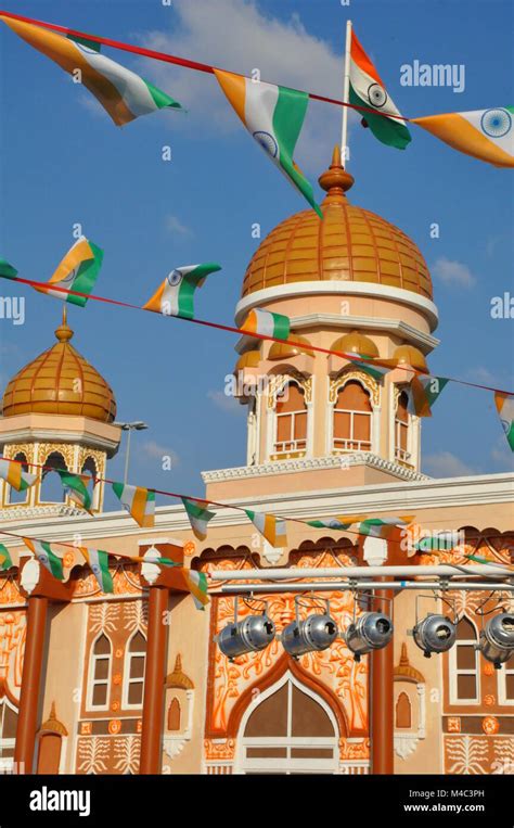 India Pavilion At Global Village In Dubai Uae Stock Photo Alamy