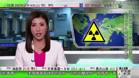 Tvb午間新聞｜美國核聚變據報首錄產能淨增長 安全核能實用化邁出重大一步｜即日起進入處所毋須再掃安心出行 入食肆前要反掃疫苗通行證｜剛果民主共和國暴雨成災｜20221214 香港新聞 Tvb