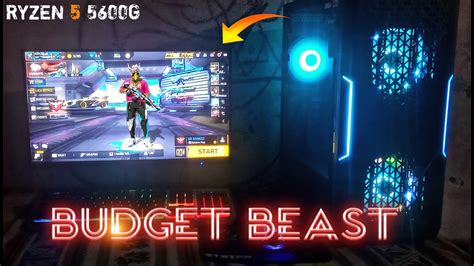 Ryzen G Free Fire Gameplay Test K Pc Buildfree Fire Br