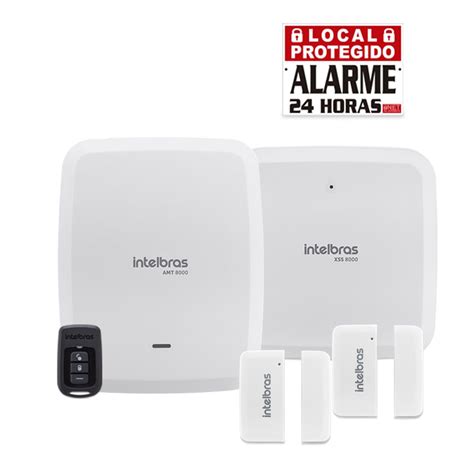 kit alarme residencial intelbras 2 sensores sem fio bateria Segurança