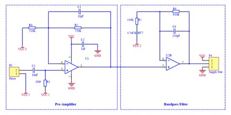 Schematic Of The Signal Conditioning Circuit Which Is Composed By A