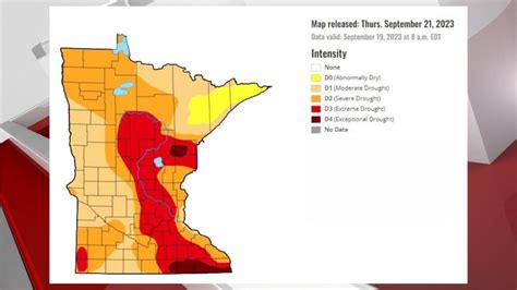 Extreme Drought Covers More Than A Quarter Of Minnesota Exceptional Drought Spreads Into Iowa