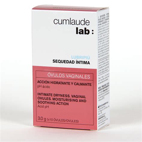 Cumlaude Lubripiu Sequedad Ntima Vulos Vaginales Farmacia Jim Nez