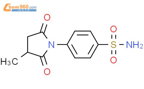 65116 12 3 Benzenesulfonamide 4 3 methyl 2 5 dioxo 1 pyrrolidinyl 化学式