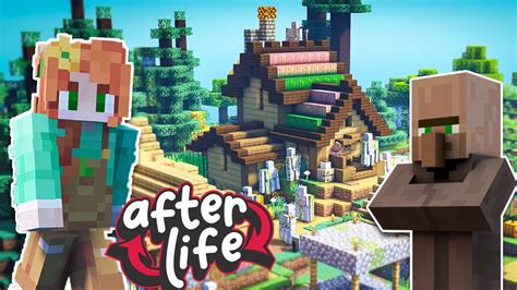 I M A Villager Afterlife Modded Minecraft Smp Ep 1 Youtube