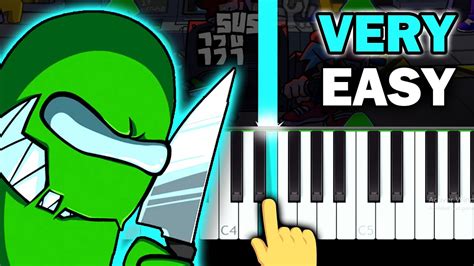 Reactor Fnf Vs Imposter V3 Very Easy Piano Tutorial Chords Chordify