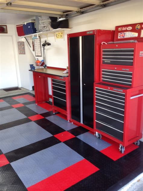 Before And After Racedeck Garage Flooring Installation 2 Car Home