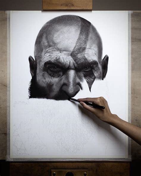 kratos drawing 1