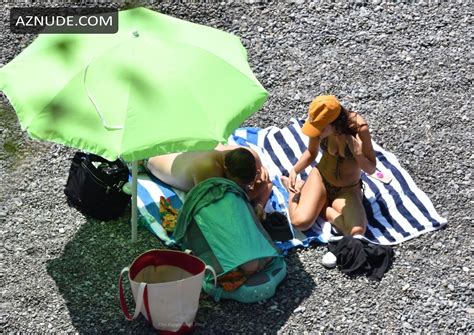 Emily Ratajkowski Sexy Flashes Her Nude Tits In A Tiny Bikini In Positano AZNude