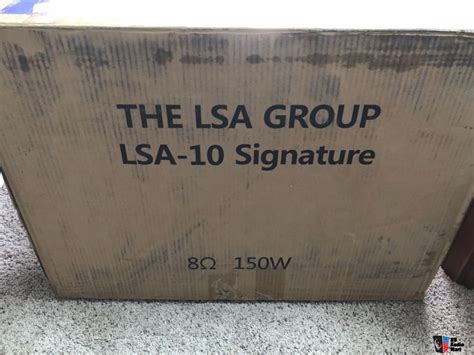 Lsa Signature Bookshelf Speakers Rosewood Excellent Photo