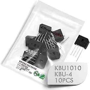 Amazon Pack Of 10 Pieces Chanzon KBU1010 Bridge Rectifier Diode