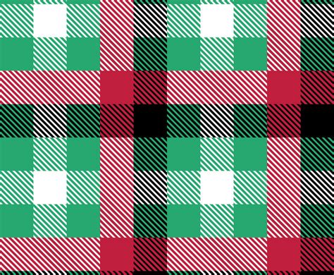 Seamless Pattern Of Buffalo Plaid Pattern Vector Background Vector Art