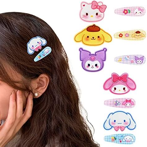 Amazon 10 PCS Cute Japanese Cartoon Anime Hairpin Kawaii Hair