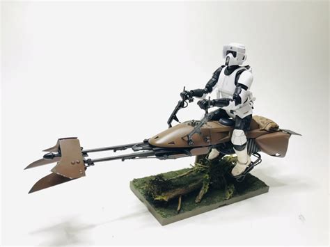 Speeder Bike Scout Trooper Bandai 1 12