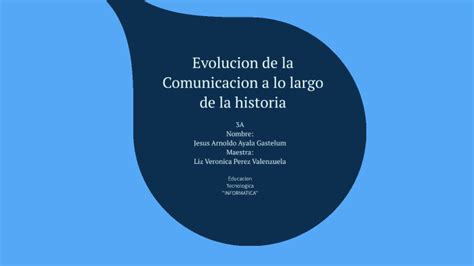 Evolucion De La Comunicacion A Lo Largo De La Historia By Jesus Arnoldo Ayala Gastelum On Prezi