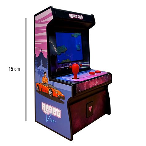 Mini Borne Arcade Rétro 200 Jeux Reset Vice Console De Jeu Classique