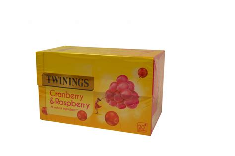 Twinings Cranberry And Raspberry Options Management Ingredients