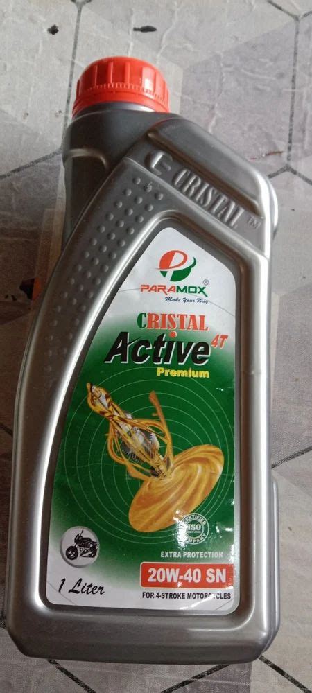 Full Synthetic W Cristal Active T Engine Oil Bottle Of Litre At