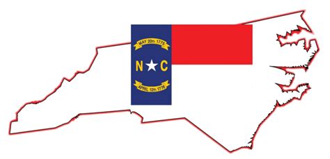 North Carolina Map Flag Clipart State Color Vector Clipart State Color Png And Vector With