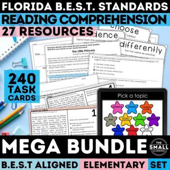 Reading Test Prep Mega Bundle Florida B E S T Standards Print Google