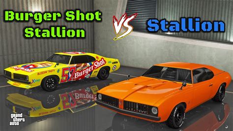 Stallion VS Burger Shot Stallion GTA Online Comparison Car Battle