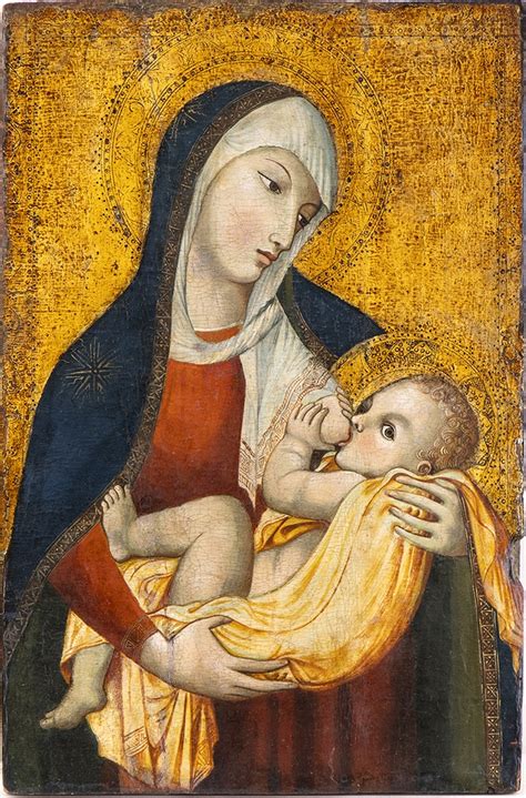 Ambrogio Lorenzetti Madonna Lactans Mutualart