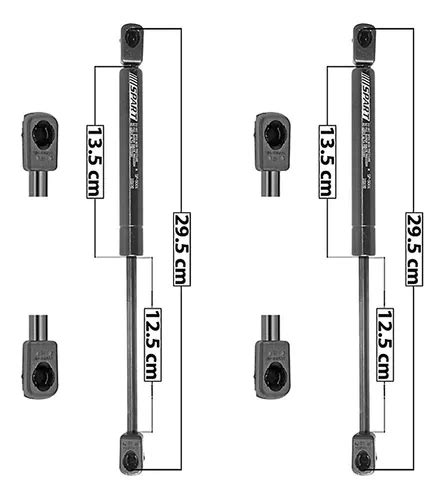 Par Amortiguadores Cajuela Spart Económicos Contour 95 00 Meses sin