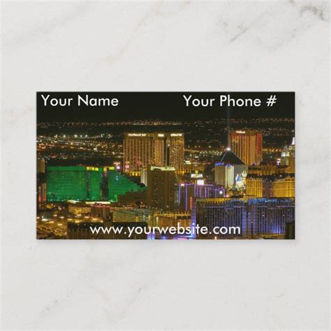 Las Vegas Business Cards | Zazzle