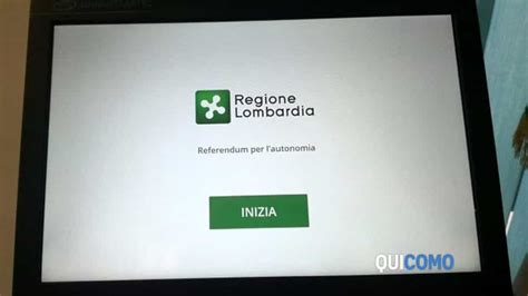 Voto Elettronico Come Si Vota Al Referendum Per Lombardia Autonoma