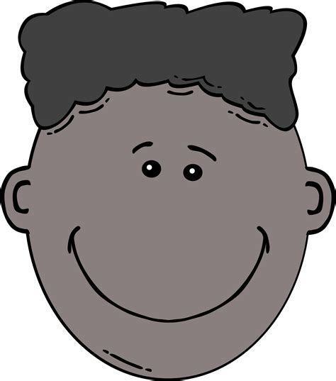 clipart boy face cartoon
