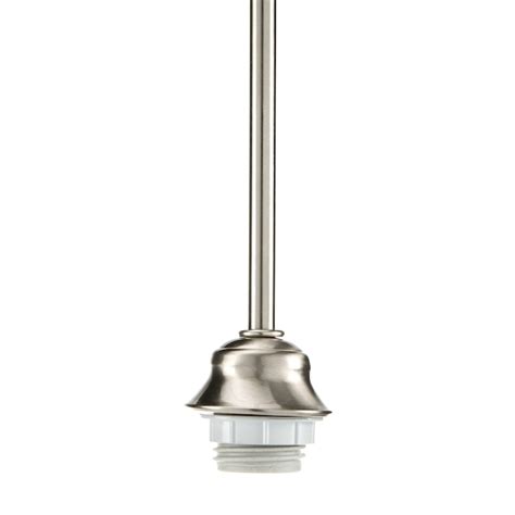 Portfolio Brushed Nickel Transitional Cylinder Mini Hanging Pendant