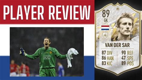 Fifa 22 Mid Icon 89 Edwin Van Der Sar Player Review Youtube