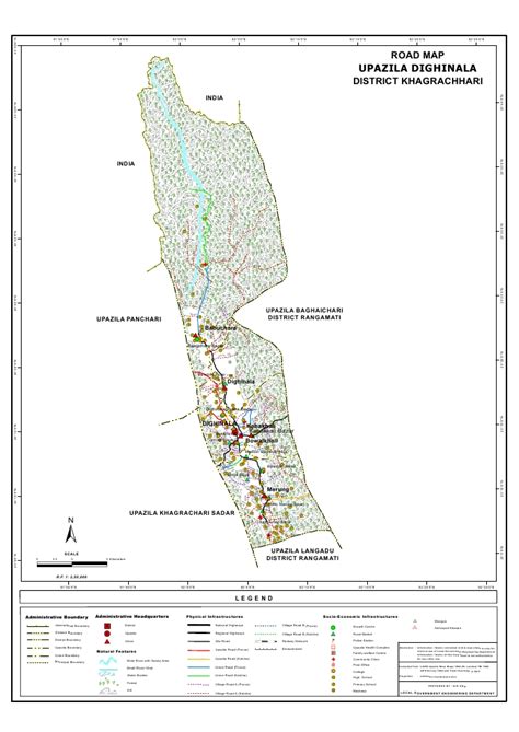 3 Detailed Maps of Dighinala Upazila, Khagrachari, Bangladesh - Tourism Directory of Bangladesh