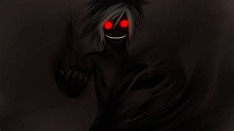 1920x1200px | free download | HD wallpaper: demon, dark, red eyes, anime boys, illustration ...