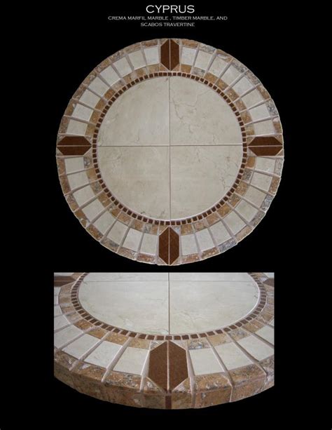 Cyprus Natural Stone Tables 1274 Mosaic Stone Tables