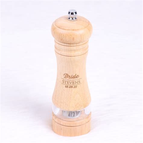 Wooden Pepper Mill - Etsy