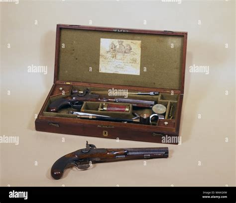 Cased Pair Of Percussion Pistols Made By John Manton And Son London