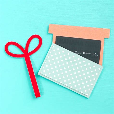 DIY Gift Card Holder with the Cricut - Hey, Let's Make Stuff