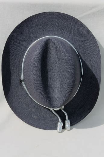 60s Vintage Italian Straw Summer Hat Ladies Cowboy Hat Western