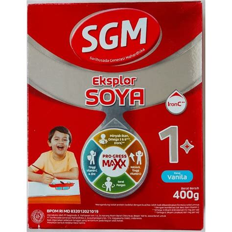 Jual SGM Soya 1 400gr Vanila Madu Indonesia Shopee Indonesia