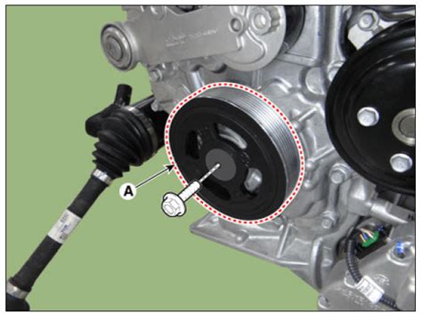 Kia Niro Drive Belt Tensioner Repair Procedures Drive Belt System