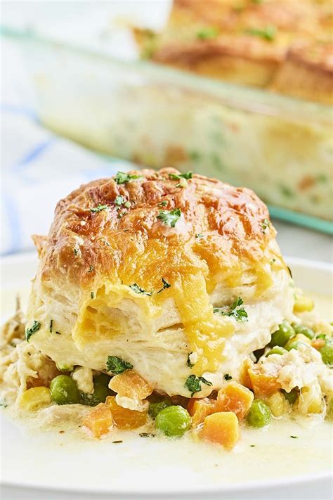 Easy Chicken Pot Pie Casserole Recipe