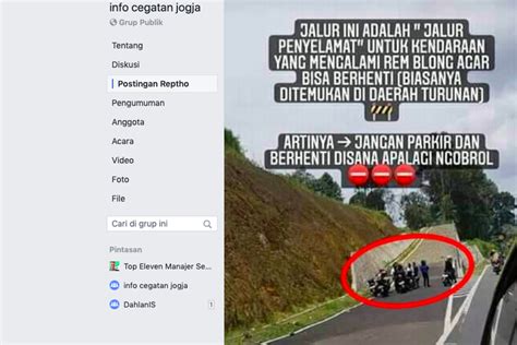 Foto Viral Unggahan Parkir Motor Di Jalur Penyelamat Bagaimana