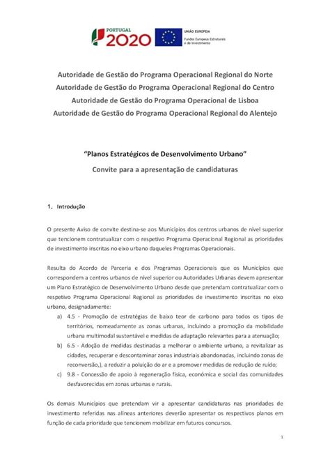 PDF Autoridade de Gestão do Programa Operacional Regional do