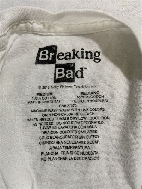 Breaking Bad Walter White Heisenberg Shirt Vintage 20… Gem