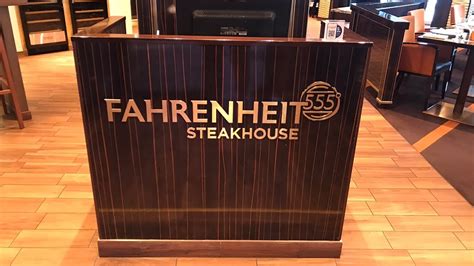 Fahrenheit 555 Steakhouse Carnival Vista May 2022 Youtube