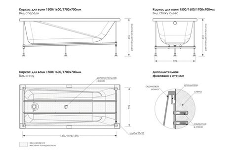 Каркас для ванной: сборка каркаса из металлического профиля своими ...